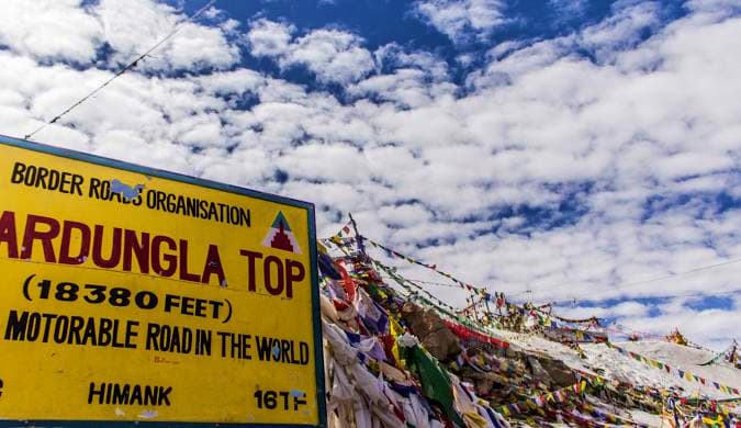 Leh to Nubra Valley via Khardung La Pass